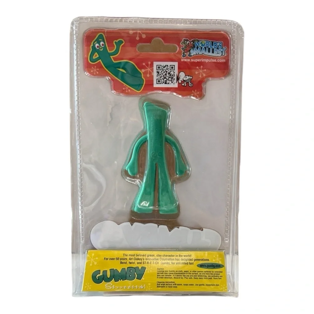 World’s Smallest Gumby Stretch Figure – New in Package